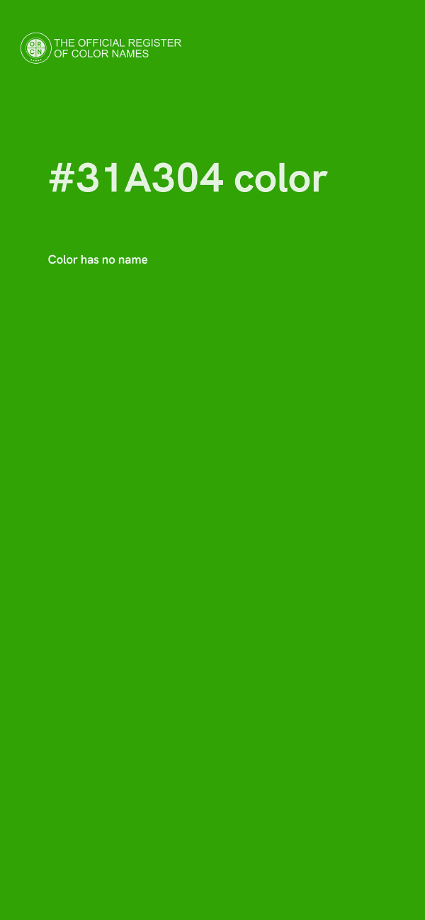 #31A304 color image