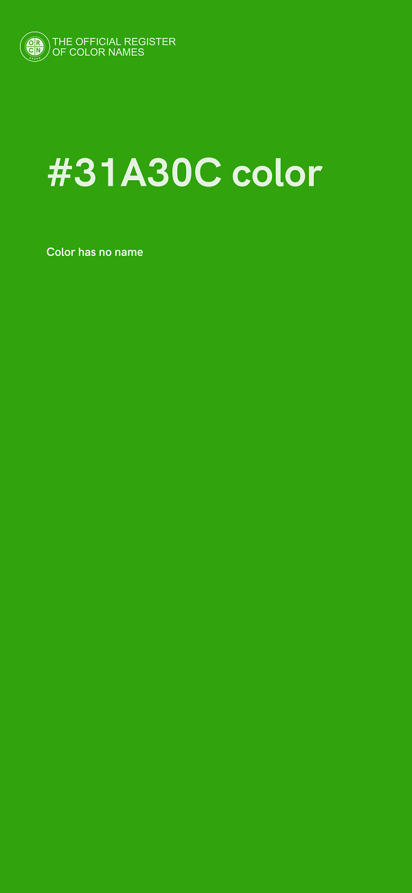 #31A30C color image