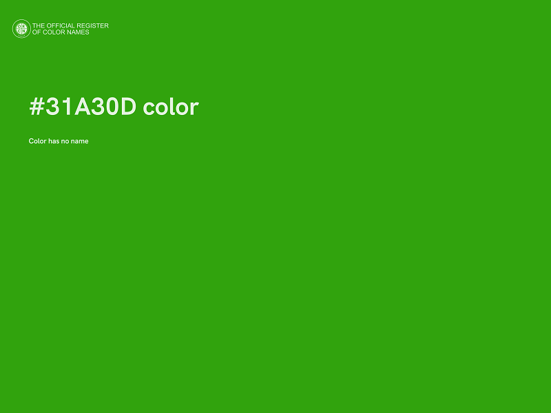 #31A30D color image
