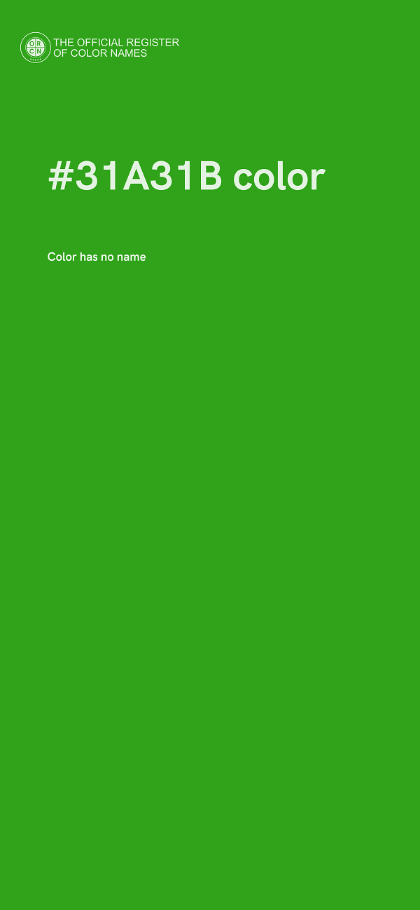 #31A31B color image