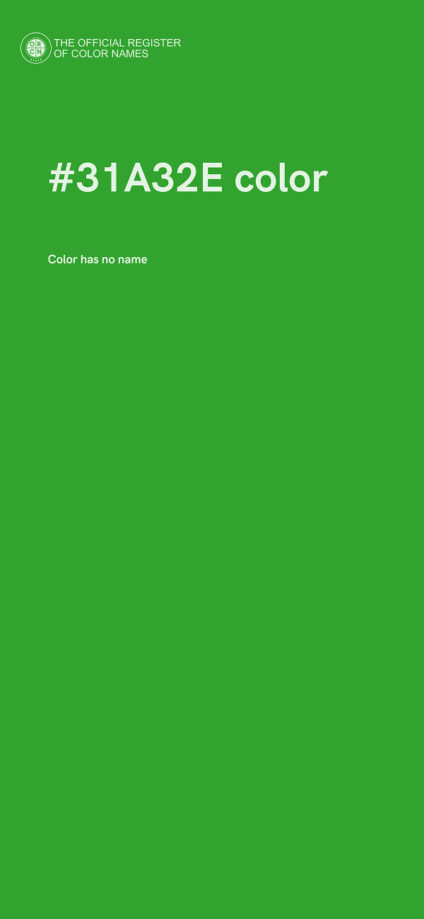 #31A32E color image