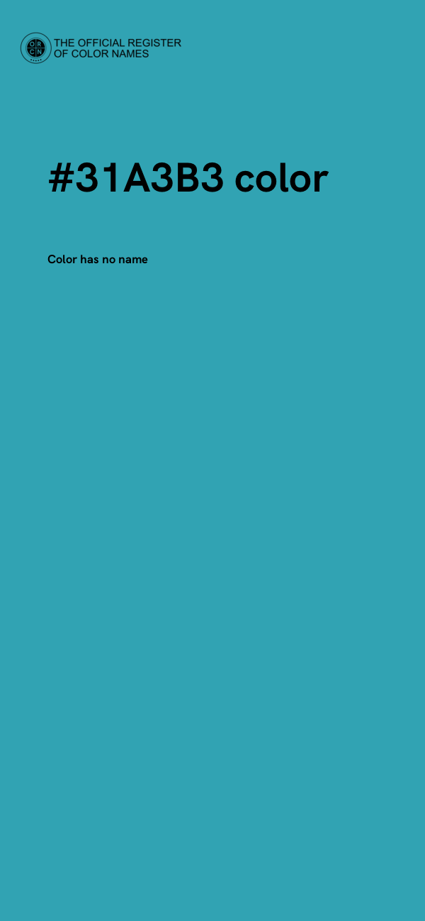 #31A3B3 color image