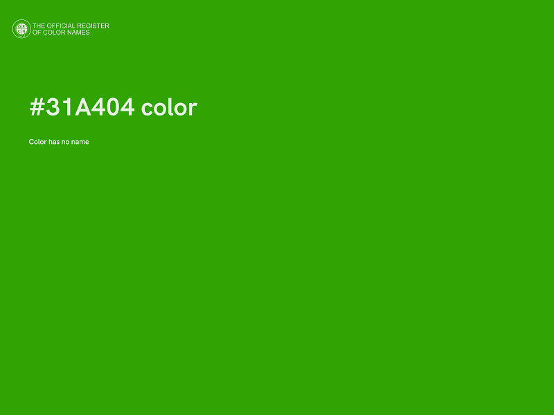 #31A404 color image