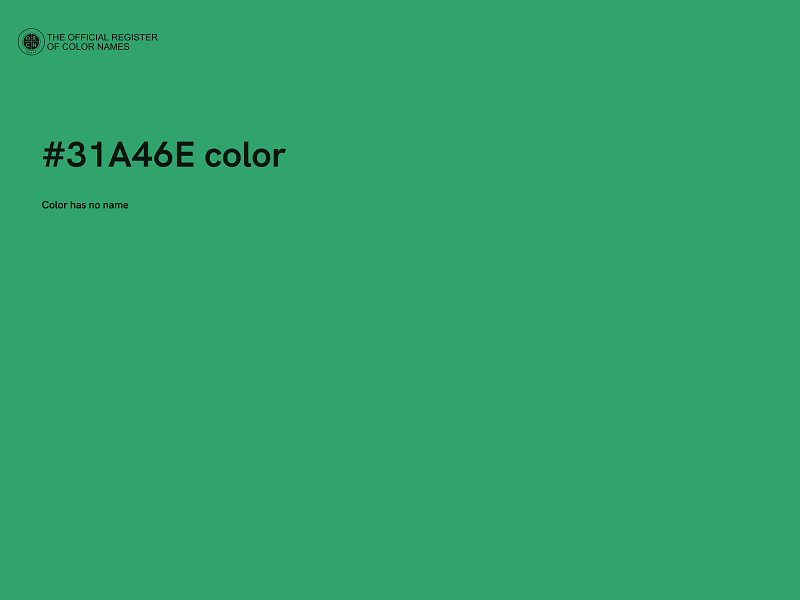 #31A46E color image