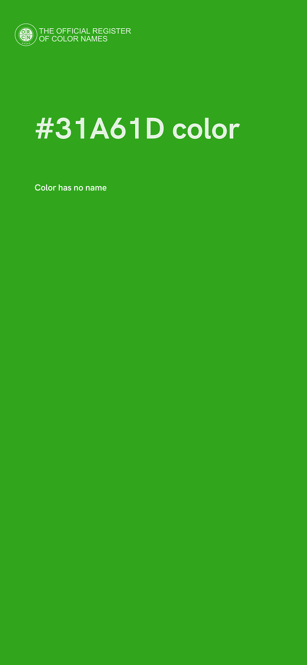 #31A61D color image