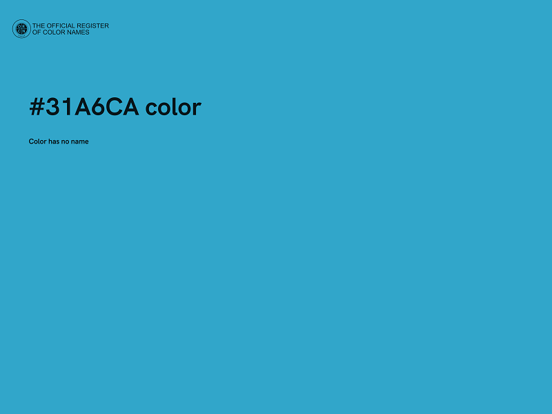 #31A6CA color image