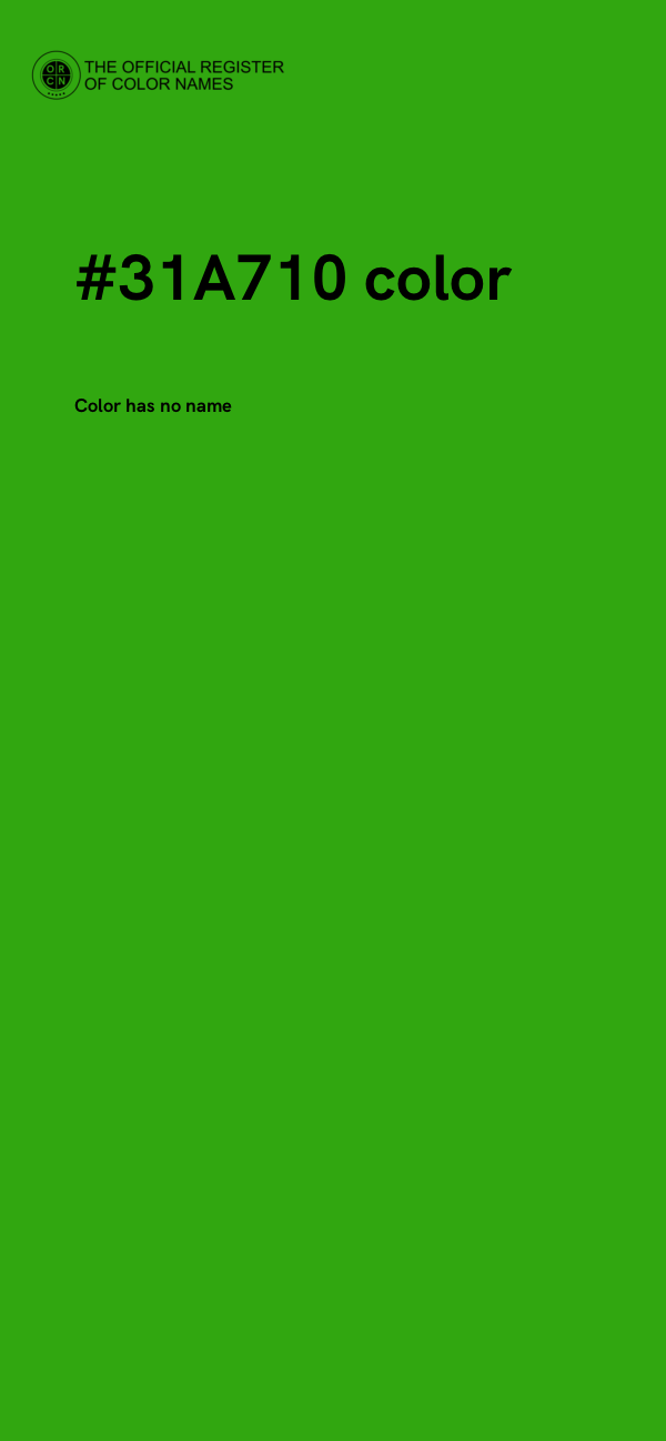 #31A710 color image