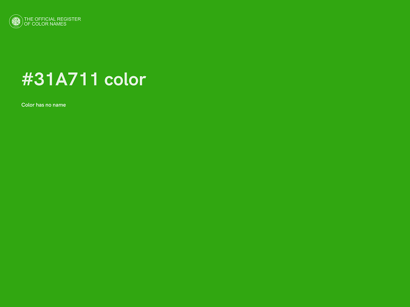 #31A711 color image