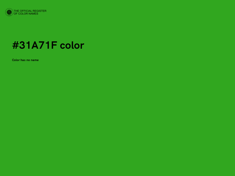 #31A71F color image