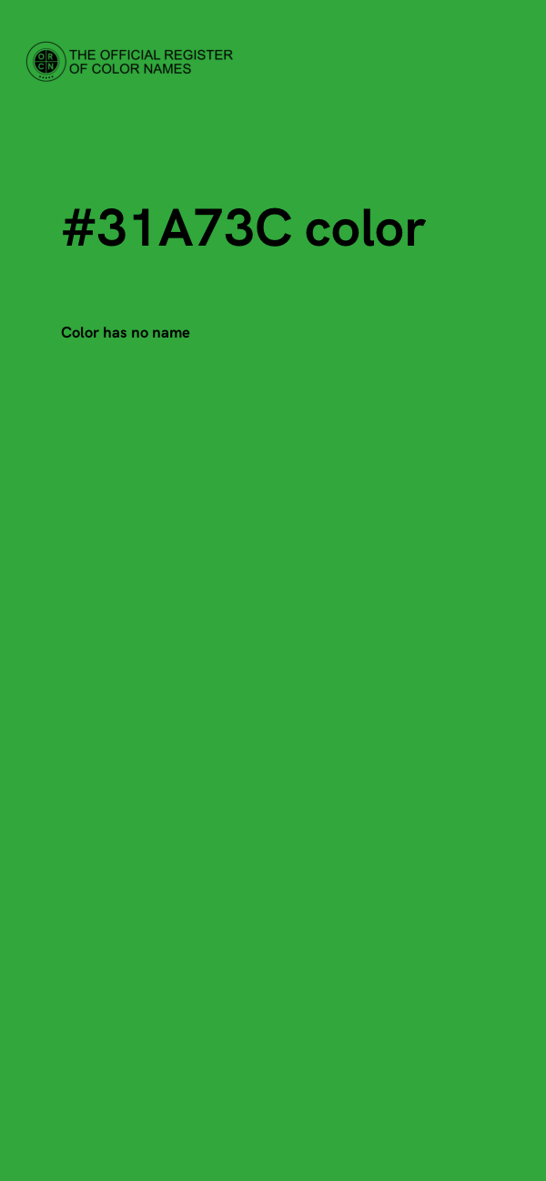 #31A73C color image