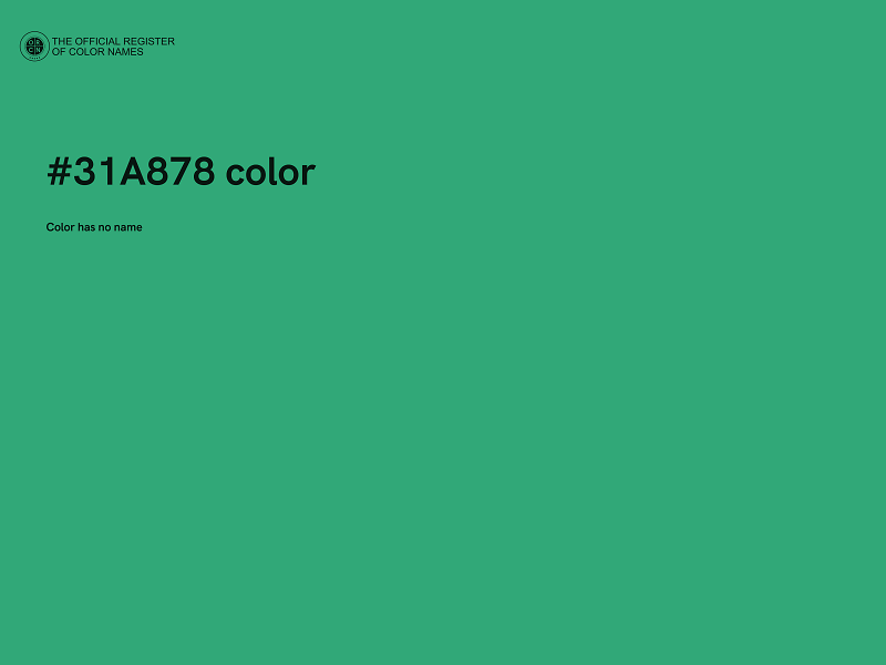 #31A878 color image
