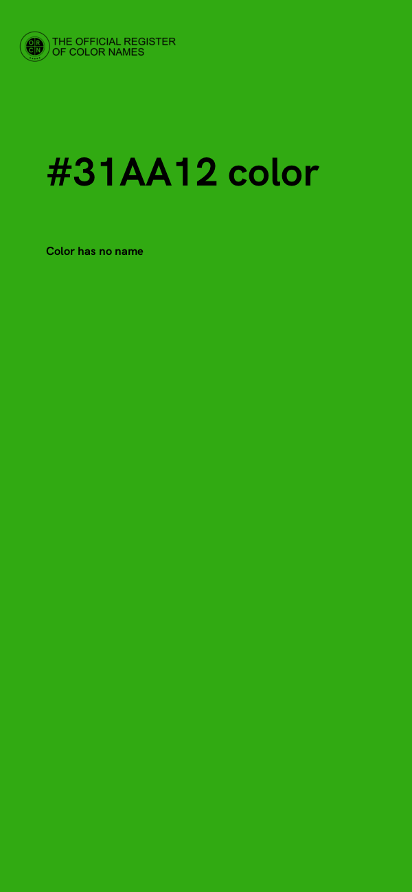 #31AA12 color image