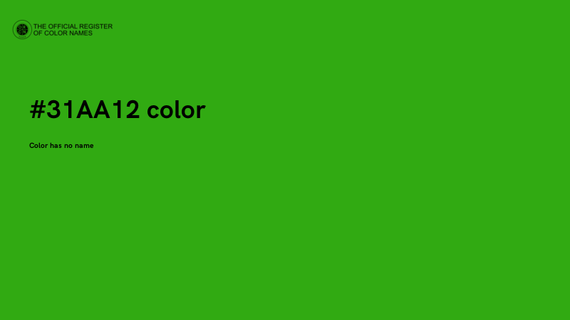#31AA12 color image