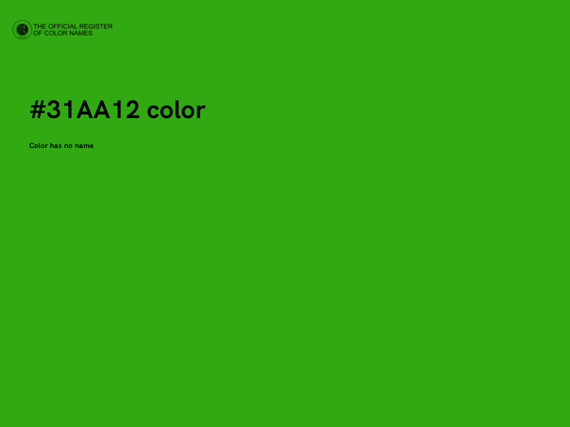 #31AA12 color image
