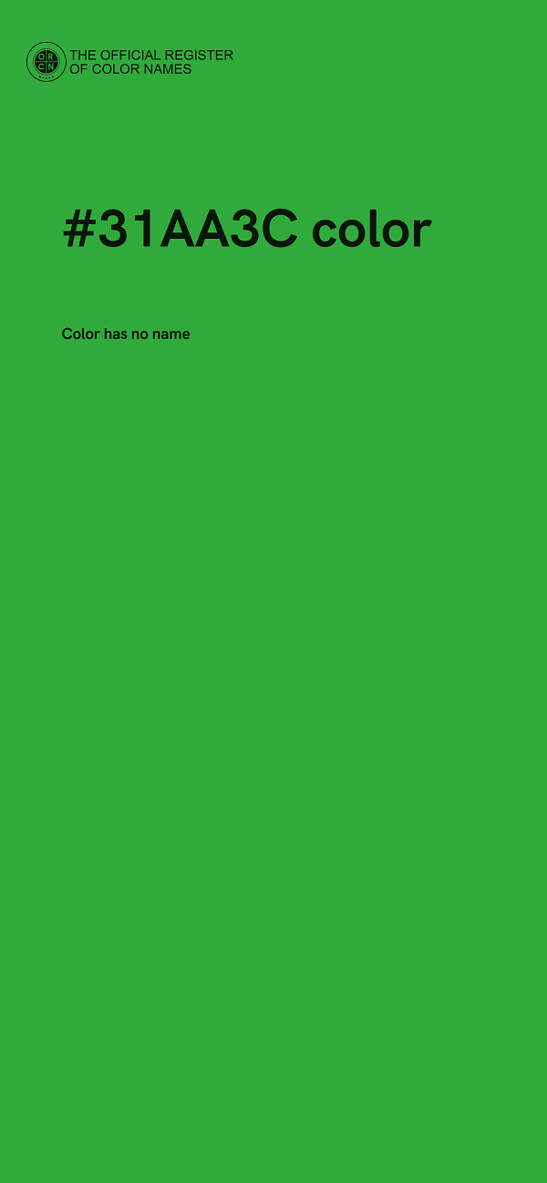 #31AA3C color image