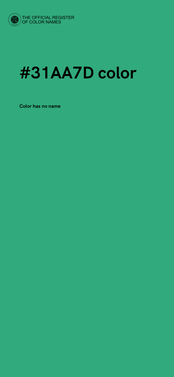 #31AA7D color image