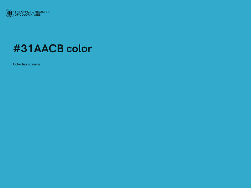 #31AACB color image