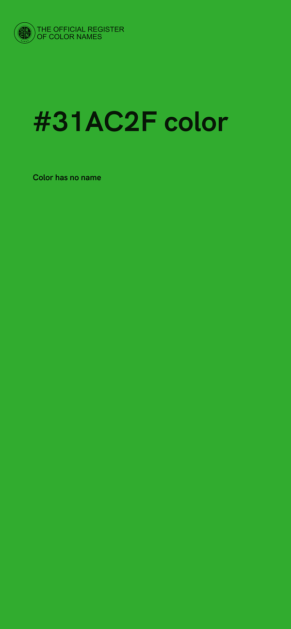 #31AC2F color image