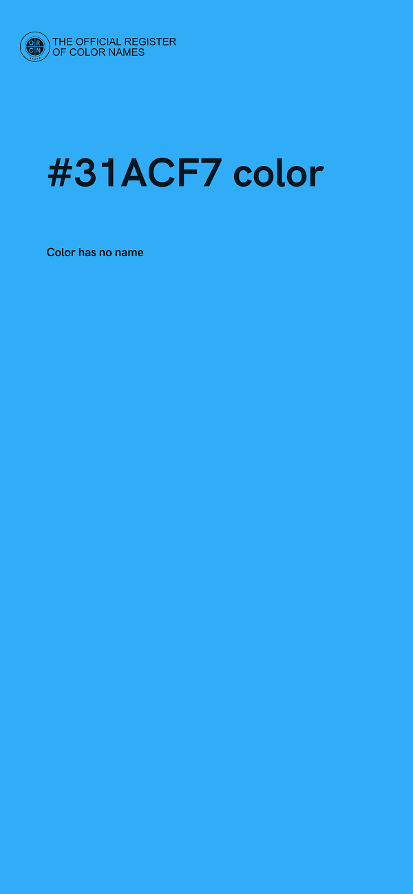 #31ACF7 color image
