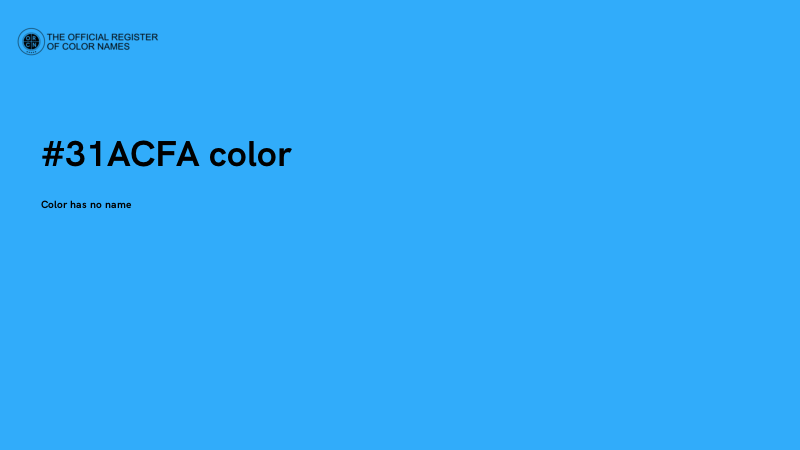 #31ACFA color image