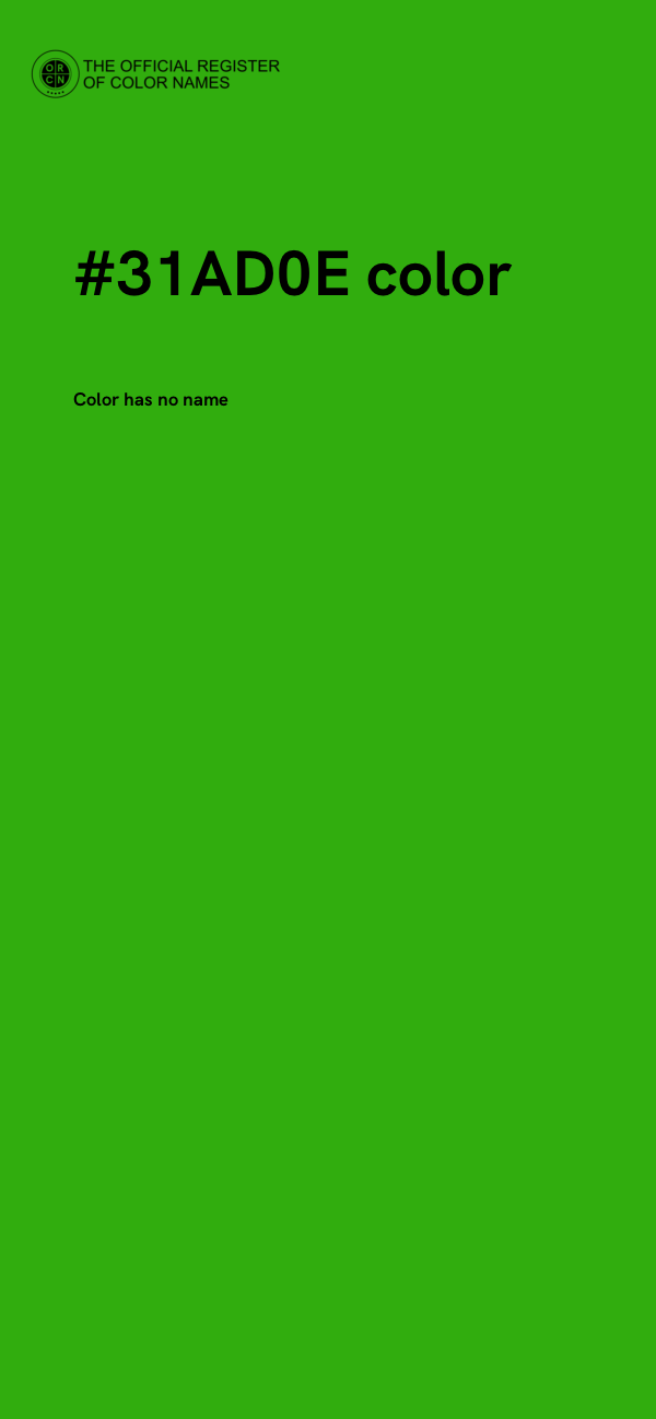 #31AD0E color image