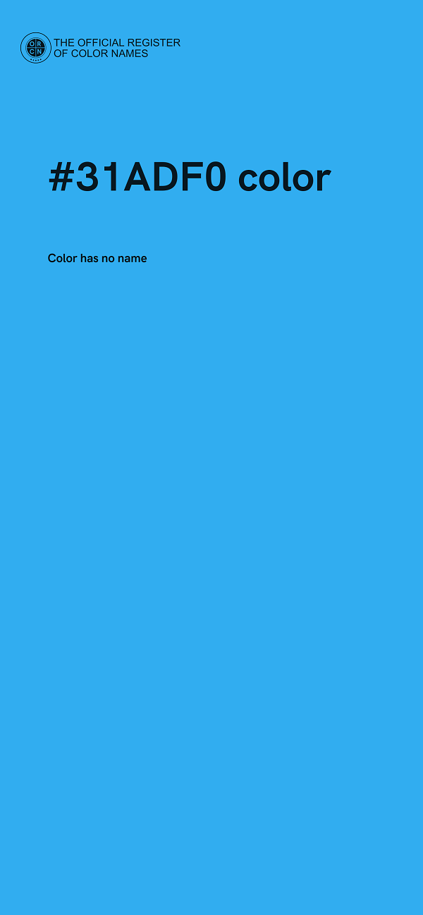 #31ADF0 color image