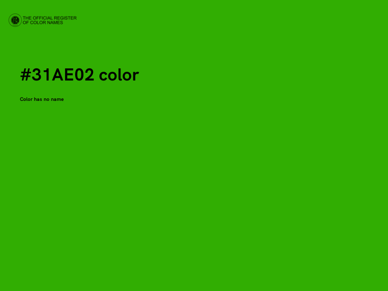 #31AE02 color image