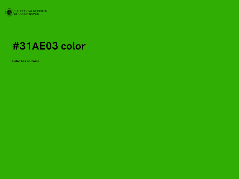 #31AE03 color image