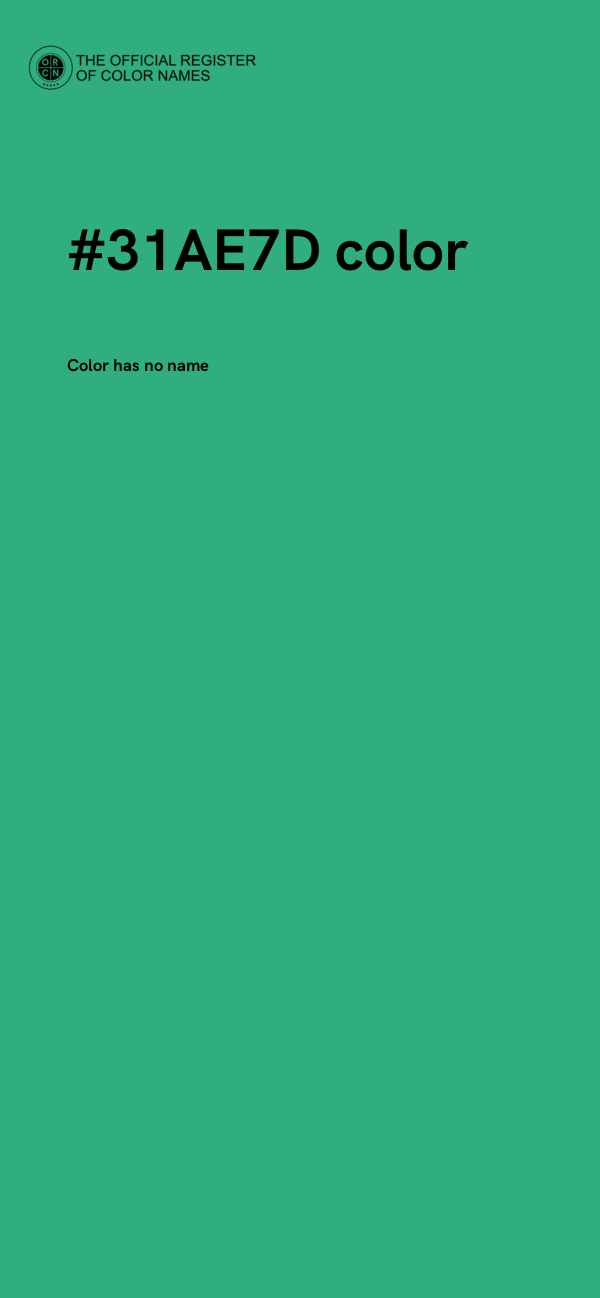 #31AE7D color image