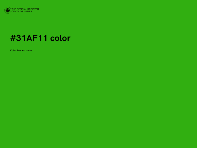 #31AF11 color image