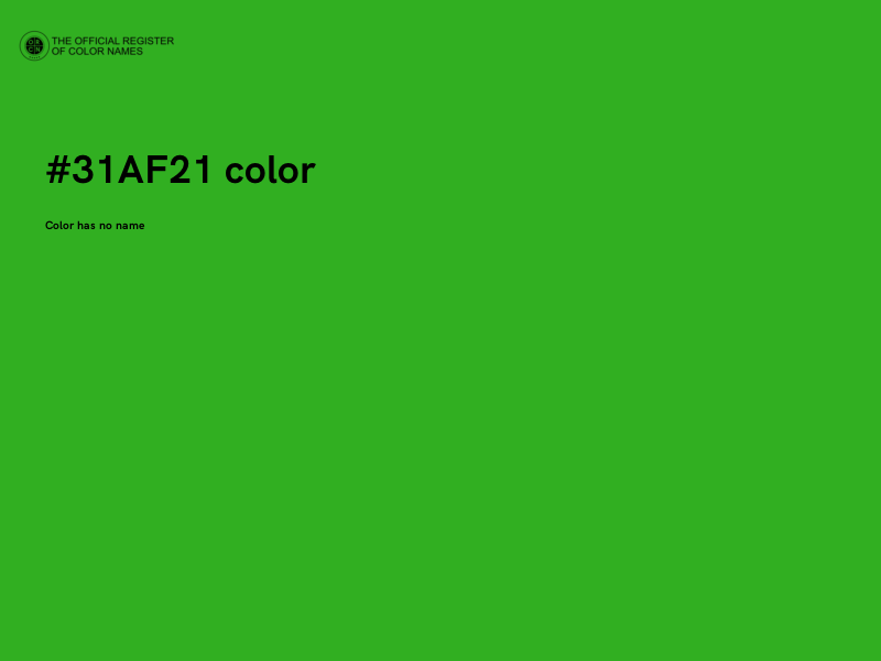 #31AF21 color image
