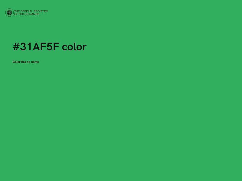 #31AF5F color image