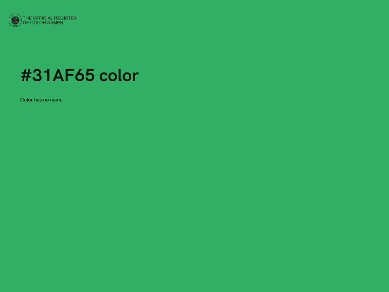 #31AF65 color image