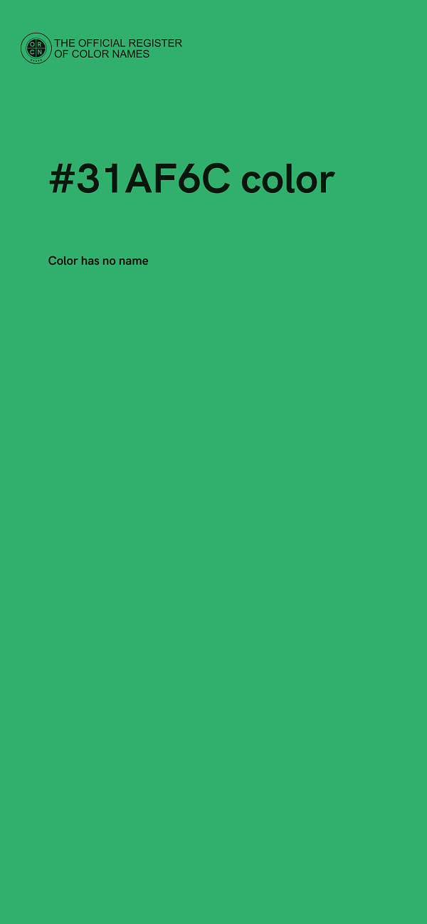 #31AF6C color image