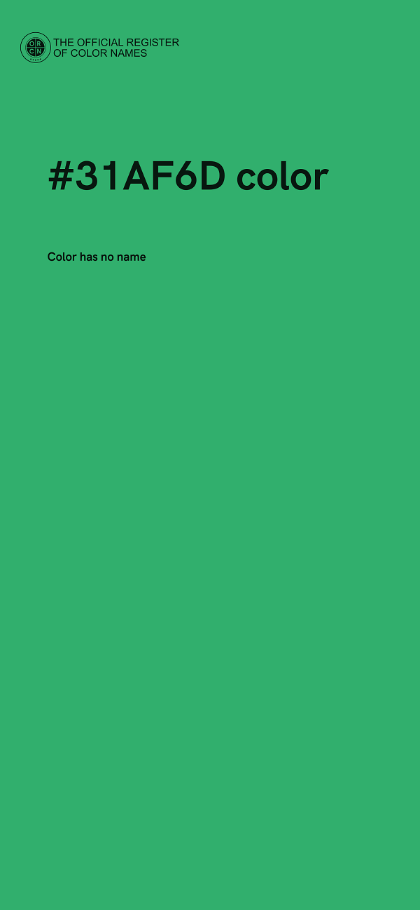 #31AF6D color image