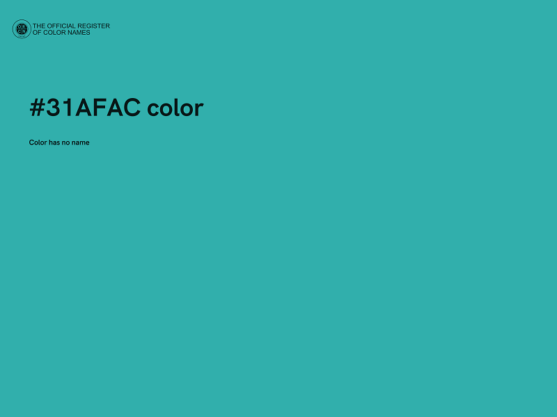 #31AFAC color image