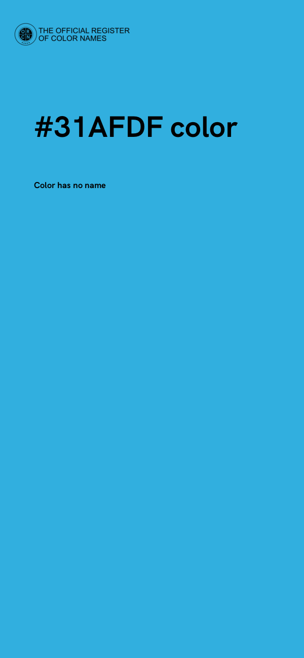 #31AFDF color image