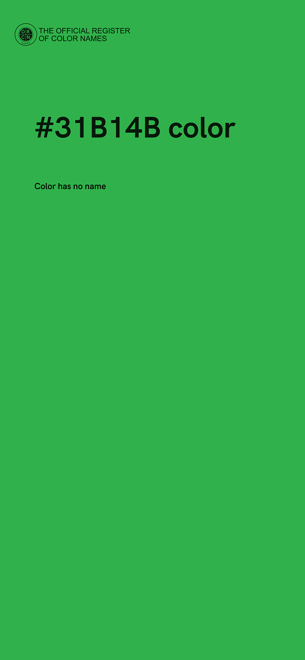 #31B14B color image