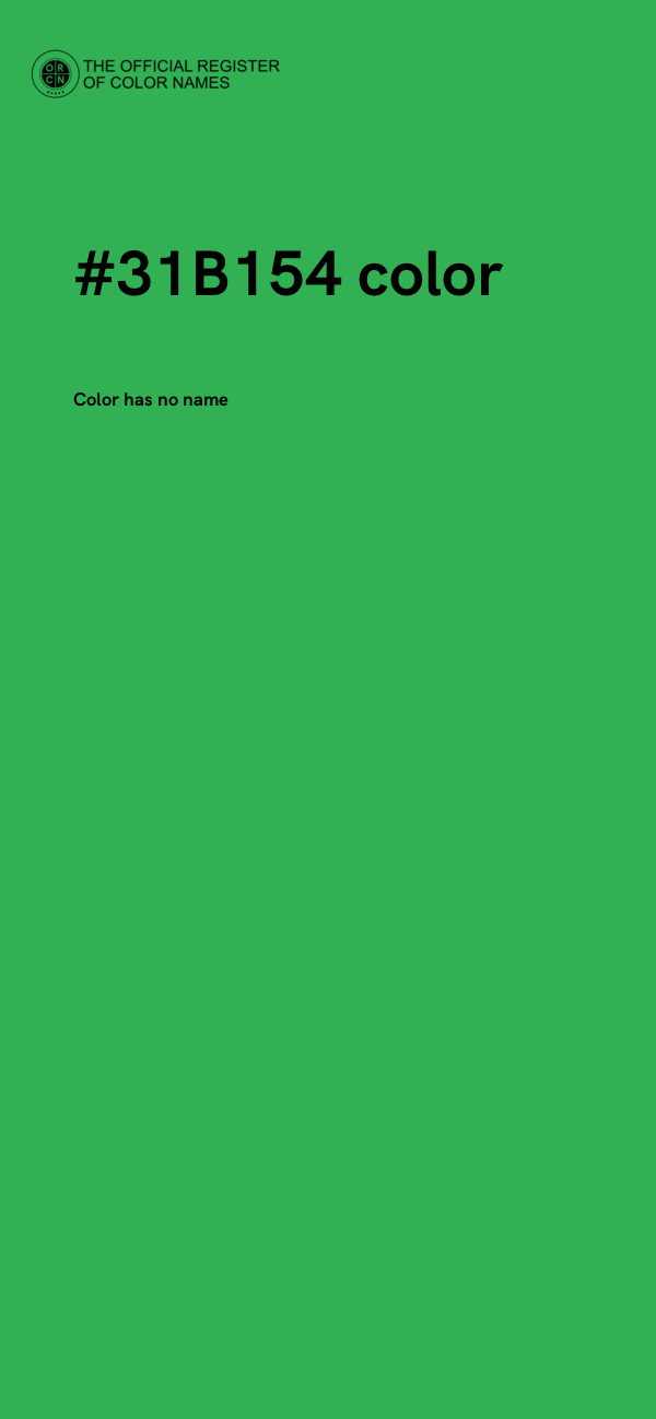 #31B154 color image