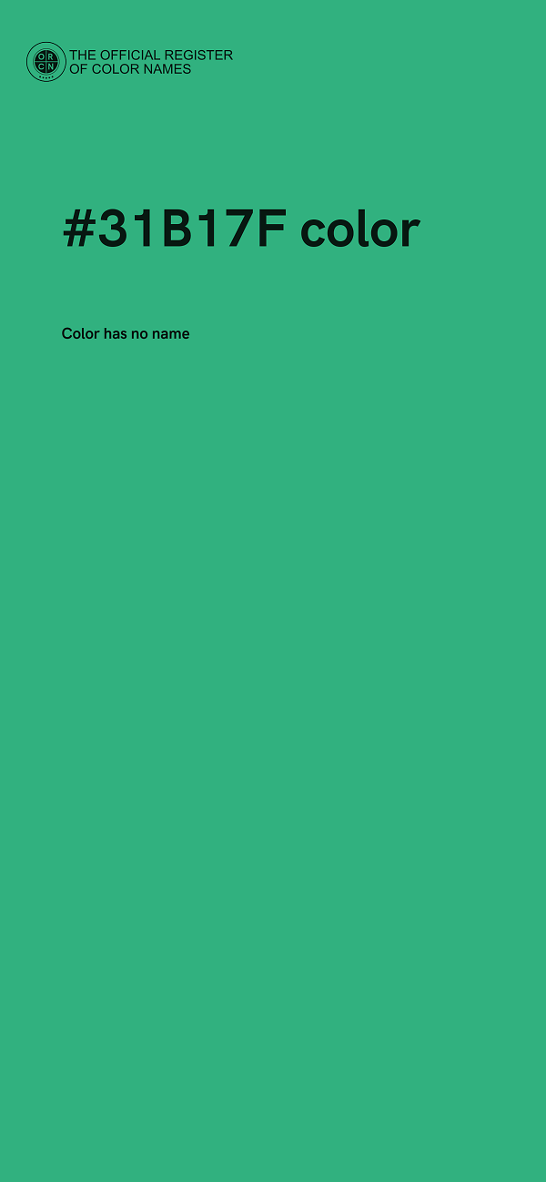 #31B17F color image