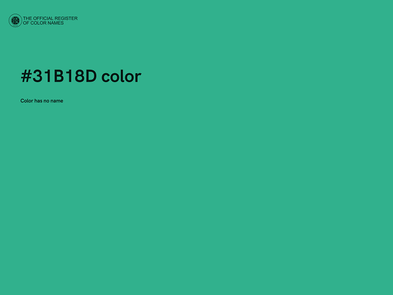 #31B18D color image