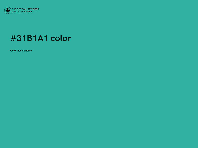 #31B1A1 color image