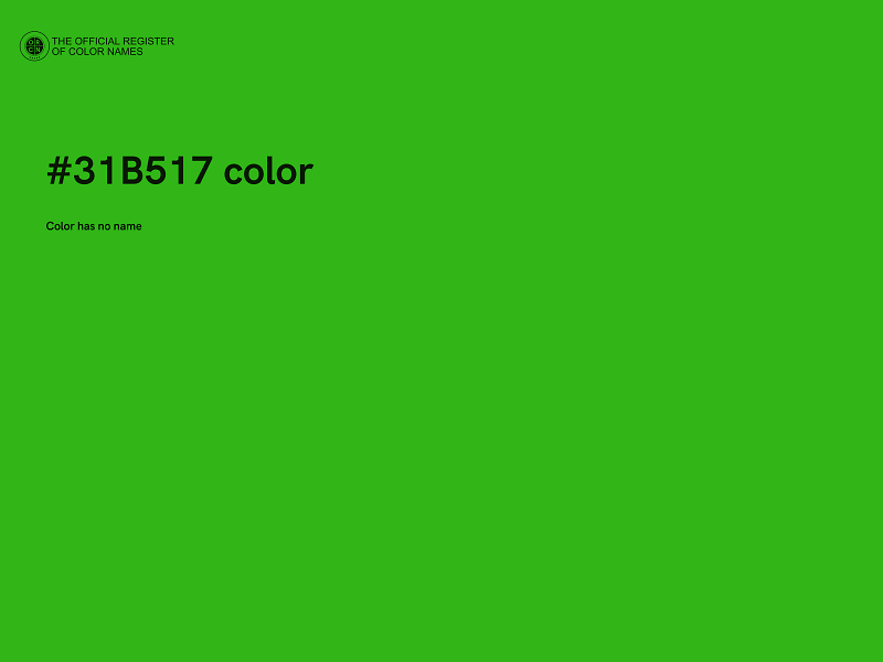 #31B517 color image