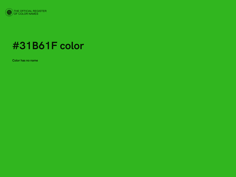 #31B61F color image