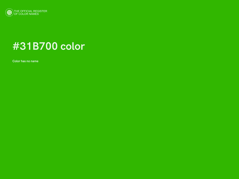 #31B700 color image