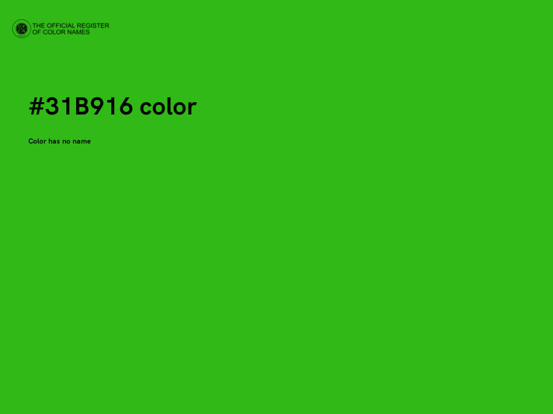 #31B916 color image