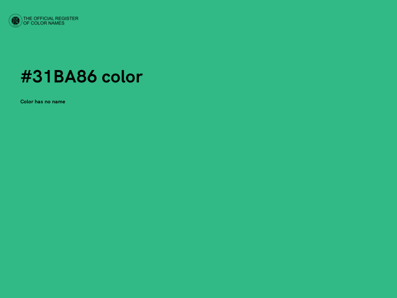 #31BA86 color image
