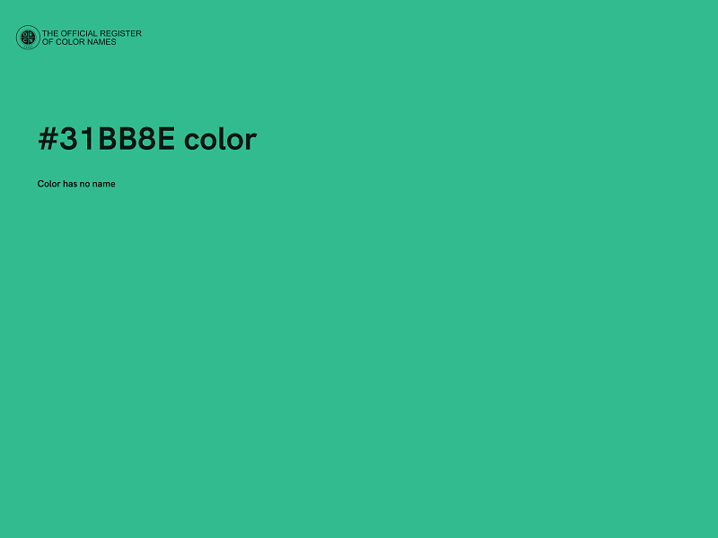 #31BB8E color image