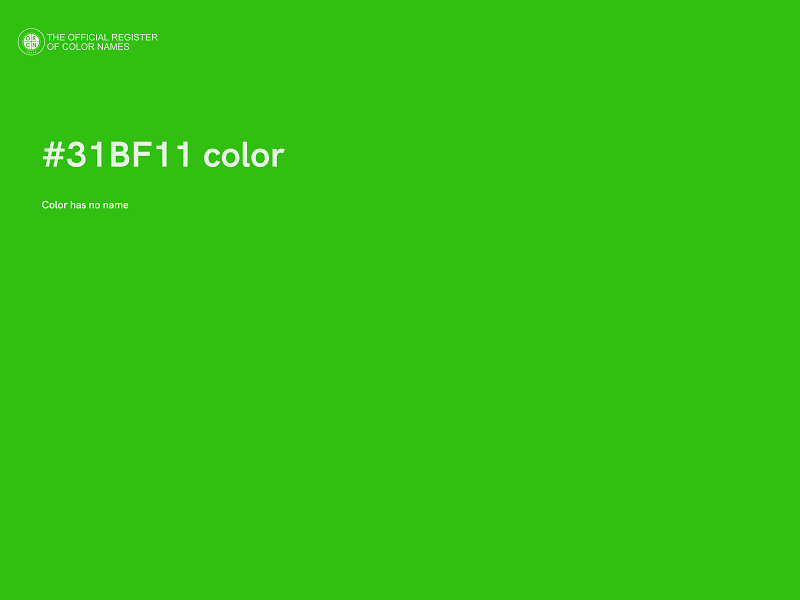 #31BF11 color image