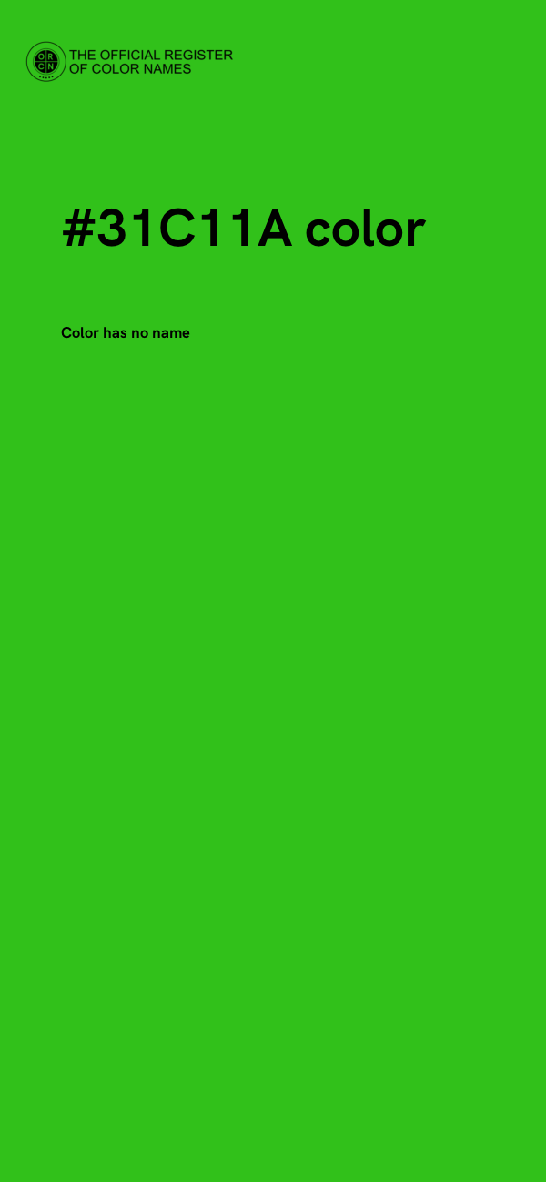 #31C11A color image